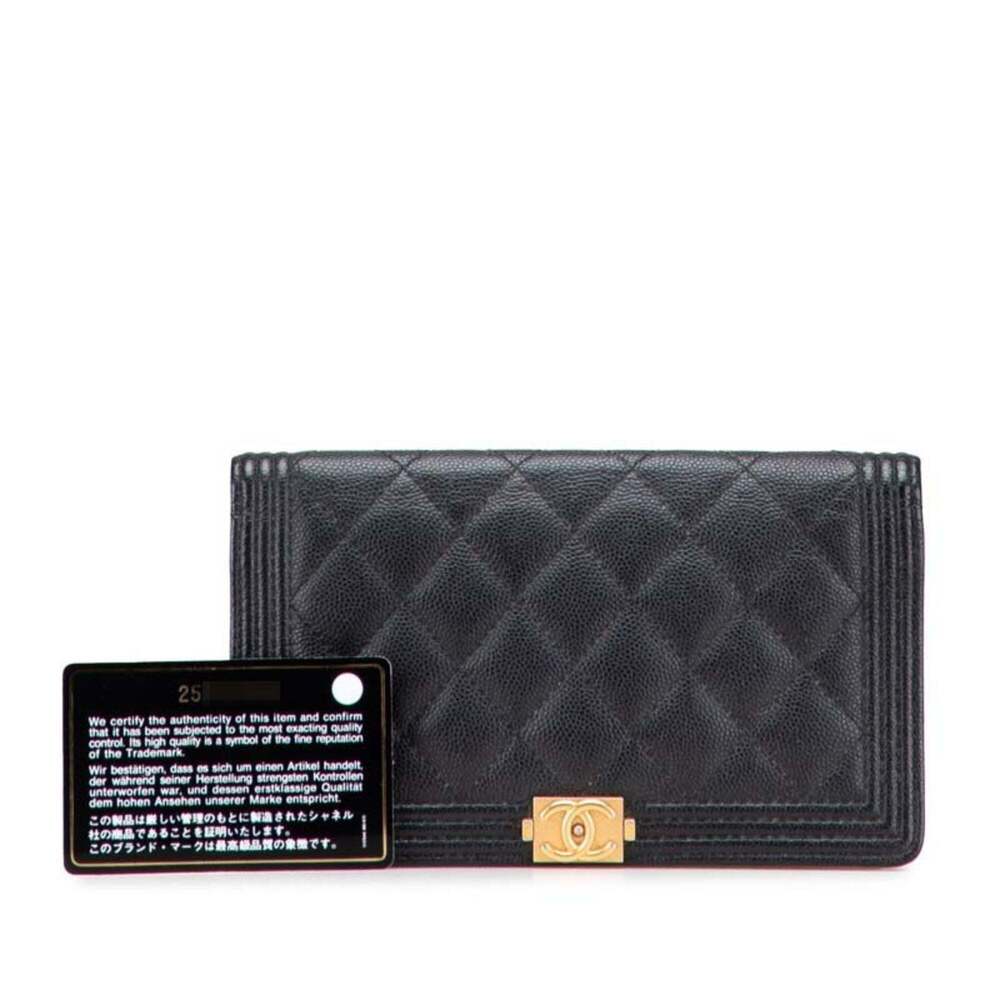 CHANEL Black Caviar Leather Wallet - Picture 12 of 12
